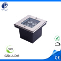 16W square outdoor paving led floor light